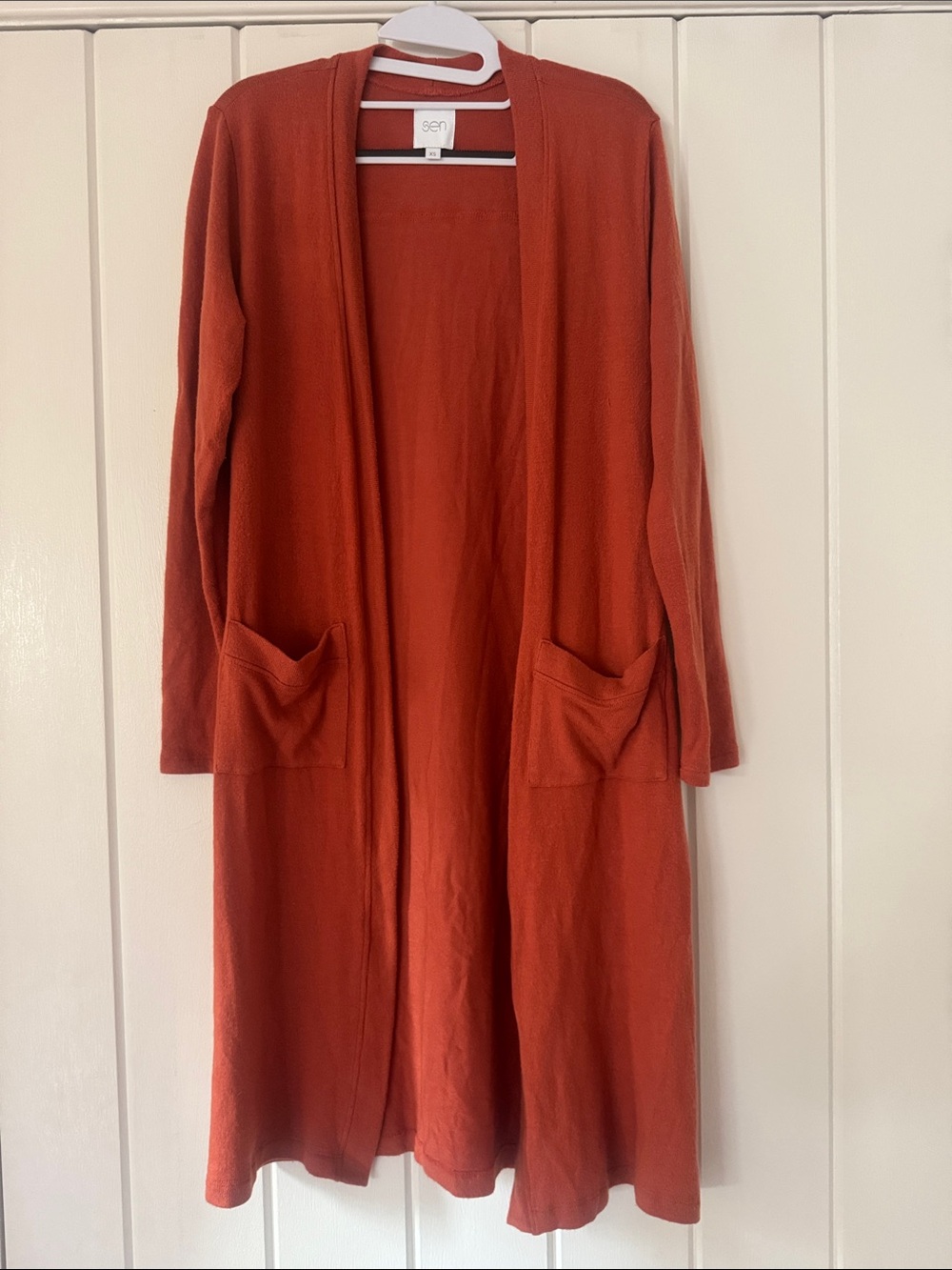 Sen Longline Tencel Cardigan with Pockets - x-small